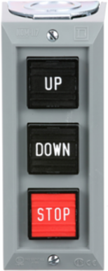 Harmony 9001B Control Station, 3 Push Buttons, 5A, 600V AC, NEMA 1