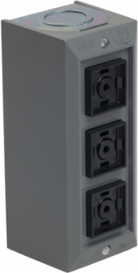 Control Station 600V 5A, 3 Push-Buttons, NEMA 1, Indoor
