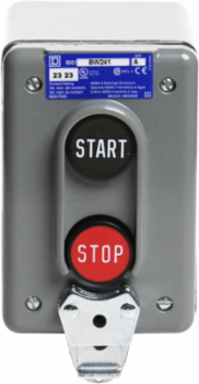 Harmony 9001B Control Station, 2 Push Buttons, 5A, NEMA 4, Surface Mounted