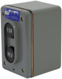 Control Station 600V 5A Ø30 Momentary Pushbuttons, 2 N.O, NEMA 1/4