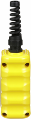 Harmony Pendant Station, Mechanical Interlock, 5A, 600V AC, Yellow