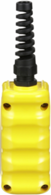 Harmony Pendant Station, Mechanical Interlock, 5A, 600V AC, Yellow
