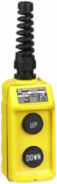 Harmony Pendant Station, Mechanical Interlock, 5A, 600V AC, Yellow
