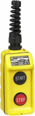 Harmony Pendant Station, Single Speed, 5A, 600V AC, Start-Stop Legend