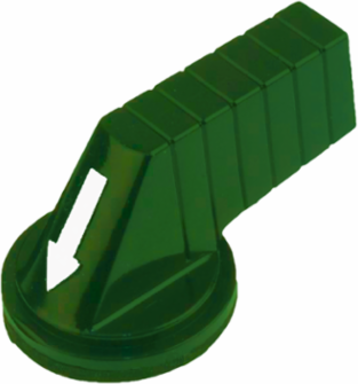 Harmony Selector Switch Handle, Long Green 30mm