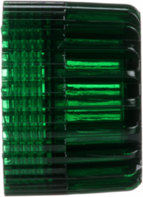 Harmony Lens Cap, Green Domed for 30 mm Illuminated Push Button