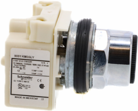Harmony 9001K Illuminated Selector Switch Head 30 mm Yellow LED 24-28V