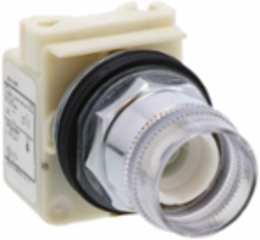 Harmony Illuminated Push Button 30 mm Spring Return 110-120V