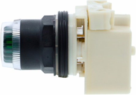 Harmony 9001K 30mm Green LED Illuminated Push Button, IP66, Spring Return