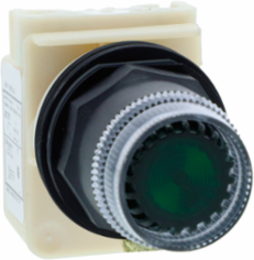 Harmony 9001K 30mm Green LED Illuminated Push Button, IP66, Spring Return