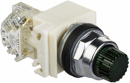 Harmony Illuminated Push Button, 30mm, Green, LED, 120V AC/DC