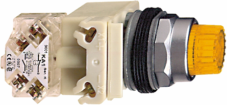 Harmony 9001K Amber Illuminated Push-Button 30mm, 120V, IP66