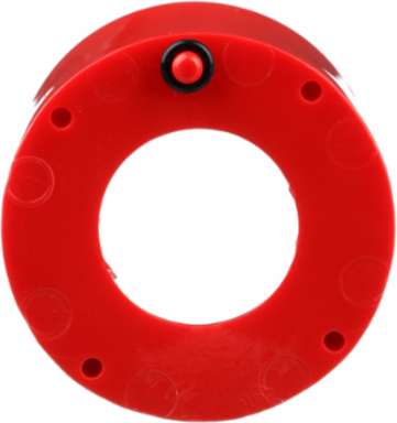 Harmony 9001K Red Plastic Guard with Finger Holes, 30 mm