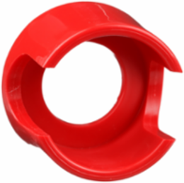 Harmony 9001K Red Plastic Guard with Finger Holes, 30 mm