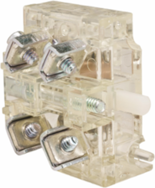 Harmony 9001K Contact Block 1 C/O, 0-600V, Screw Terminals