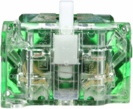 Harmony 9001K Contact Block, 1 NO, Silver Alloy, 0...600V, IP20