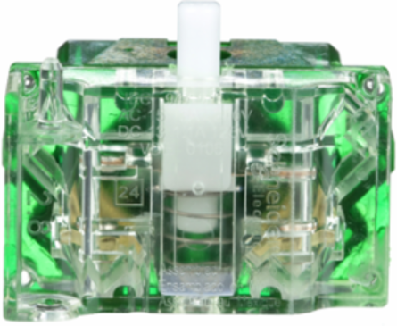 Harmony 9001K Contact Block, 1 NO, Silver Alloy, 0...600V, IP20