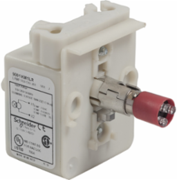 30mm Push Button, Types K, SK or KX, light module, transformer, red 6V LED lamp, 110/120 VAC 50/60 Hz