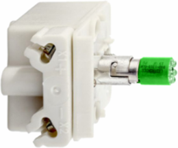 Harmony 9001K Light Block 30mm LED Green, 110-120V, Shallow Depth