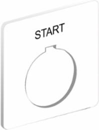 Harmony 9001K/9001SK 30mm Plastic Marking START Label