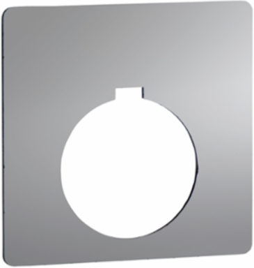 Harmony 9001K Legend Plate, 30 mm, Plastic, Black with White JOG FORWARD