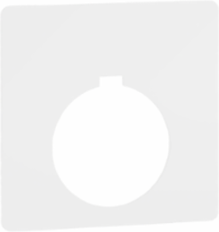 Harmony Legend 30mm Plastic Pushbutton, White with Black Letters