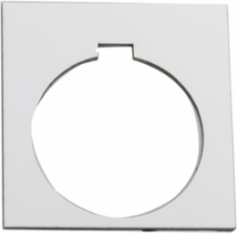 Harmony 9001K, Harmony 9001SK, blank legend, 30mm, plastic, white with black letters, 44,5mm square