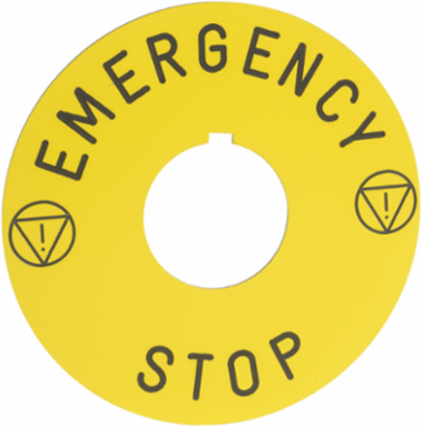 Harmony 30mm Aluminium Emergency Stop Button, Ø 60mm Marking