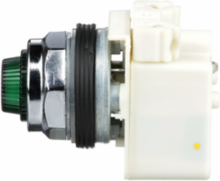 Harmony 9001K Green Pilot Light, 30 mm, 110...120V, Metal Bezel, IP66