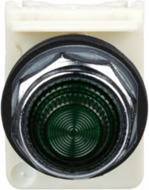 Harmony 9001K Green Pilot Light, 30 mm, 110...120V, Metal Bezel, IP66
