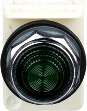 Harmony 9001K Green Pilot Light, 30 mm, 110...120V, Metal Bezel, IP66