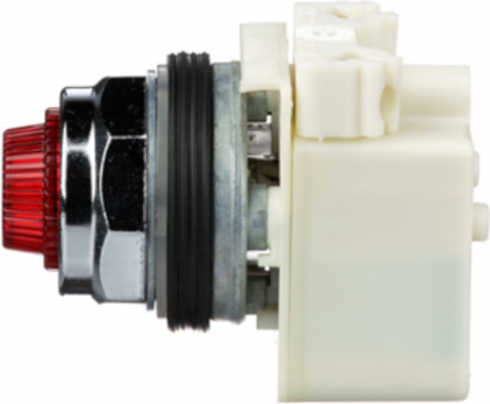 Harmony 9001K Red Pilot Light, 30 mm, 110-120V AC, Metal Bezel, IP66