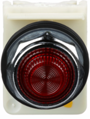 Harmony 9001K Red Pilot Light, 30 mm, 110-120V AC, Metal Bezel, IP66