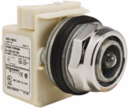 Harmony 9001K Pilot Light Head, 30mm, Metal, 24...28V, Incandescent Bulb