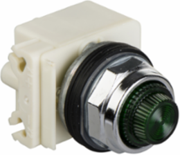 Pilot Light 30mm Yellow LED, Polycarbonate, Metal, 24-28V