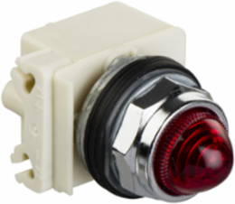 Harmony LED Pilot Light, 30mm, Red, IP66, 120V