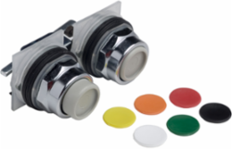 Harmony 9001K 30mm Metal Flush Push Button Head with 7 Colour Options