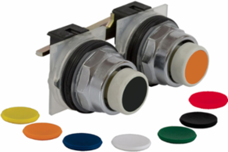 Harmony 9001K 30mm Double-headed Push-button Head, Metal, NEMA 4, IP66