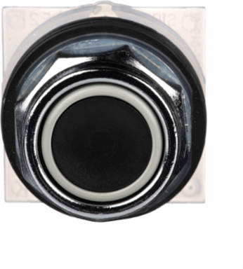 Harmony 9001K Spring Return Push Button Head, 30mm, Metal, Black