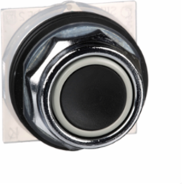 Harmony 9001K Spring Return Push Button Head, 30mm, Metal, Black