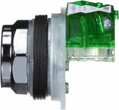 Harmony 9001K Push Button, 30mm Metal, Spring Return, 1NO, IP66