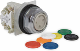 Harmony Push Button, 30mm, Metal, Spring Return, IP66