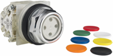 Harmony 9001K 30mm Metal Push-button, Spring Return, 2 C/O, NEMA Rated