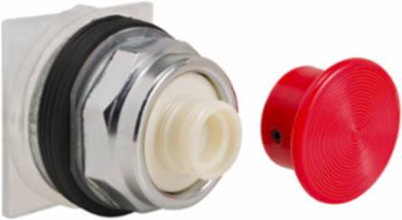 Harmony 9001K Red Mushroom Head for Push Button, 30 mm