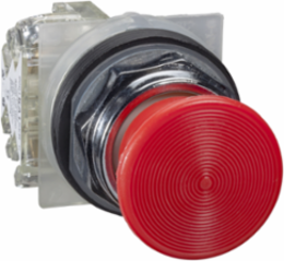 Harmony 35mm Red Mushroom Push Button, Spring Return, IP66