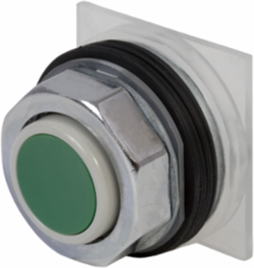 Harmony 9001K 30mm Green Push-button Head, Spring Return, Metal