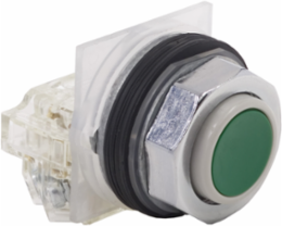Harmony Projecting Green Push Button, 30mm, Spring Return, 1 C/O
