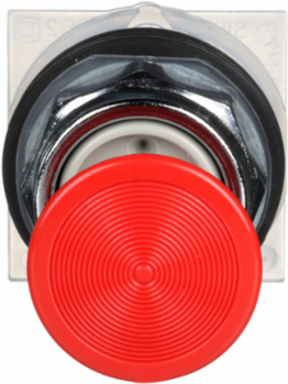 Harmony Push Button Head, Mushroom 35mm, Metal, Spring Return