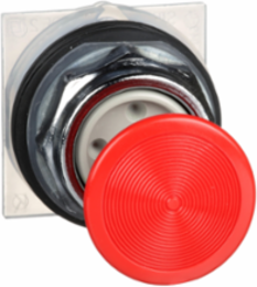Harmony Push Button Head, Mushroom 35mm, Metal, Spring Return