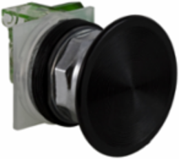 Harmony 9001K 57mm Black Mushroom Push Button, Spring Return, 30mm
